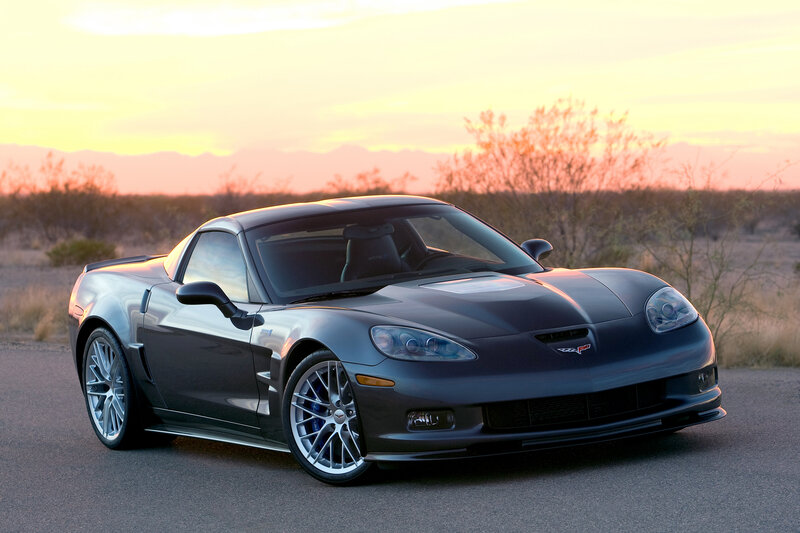 Dark Gray Sports Car — Dramatic, Sunset, Photograph