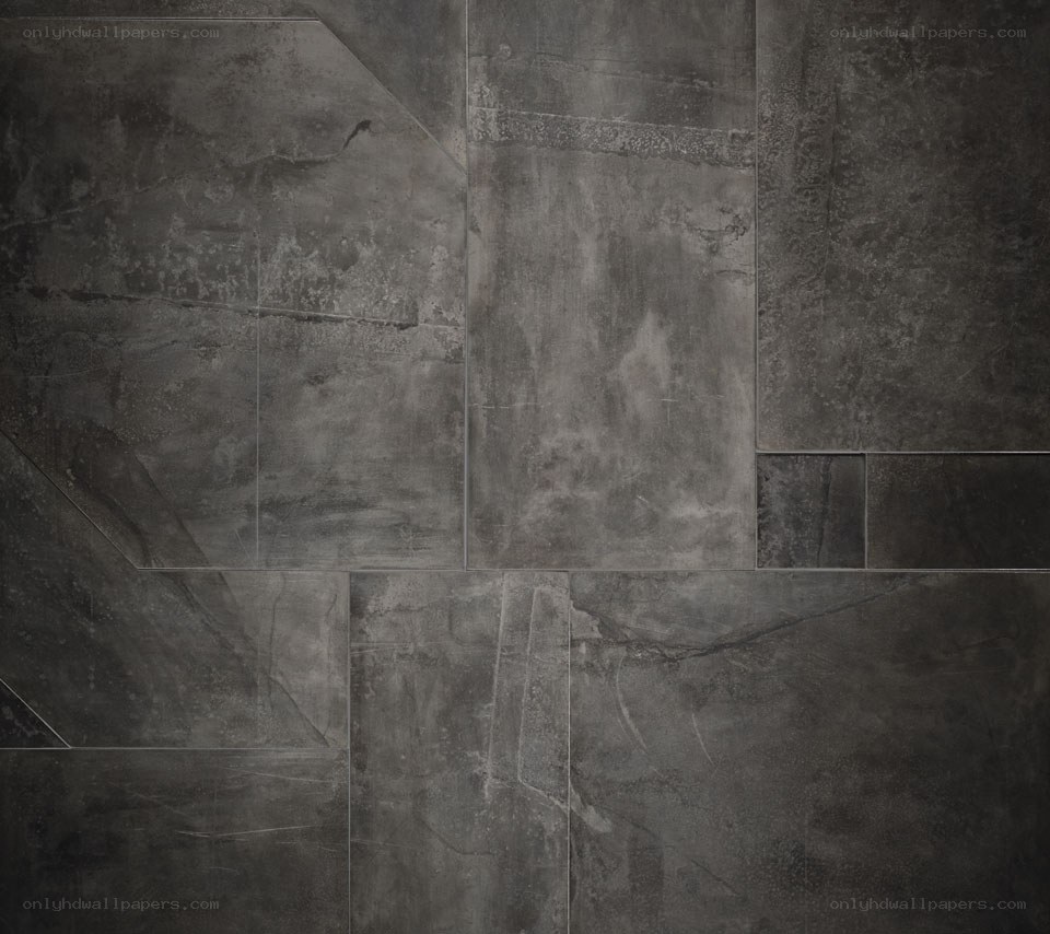 dark gray tile floor