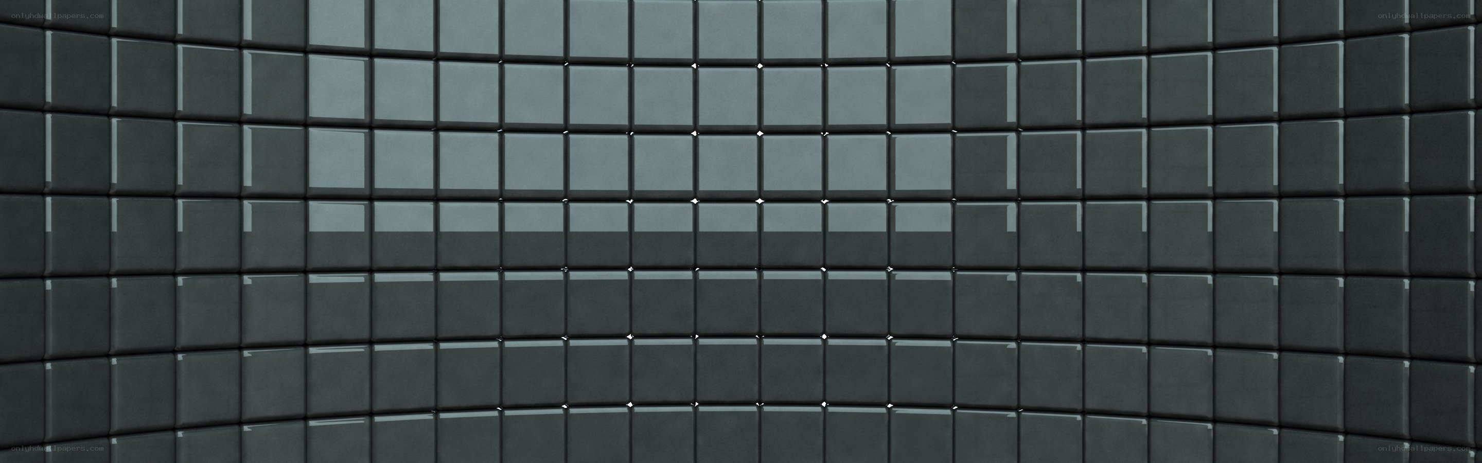 dark gray tile wall
