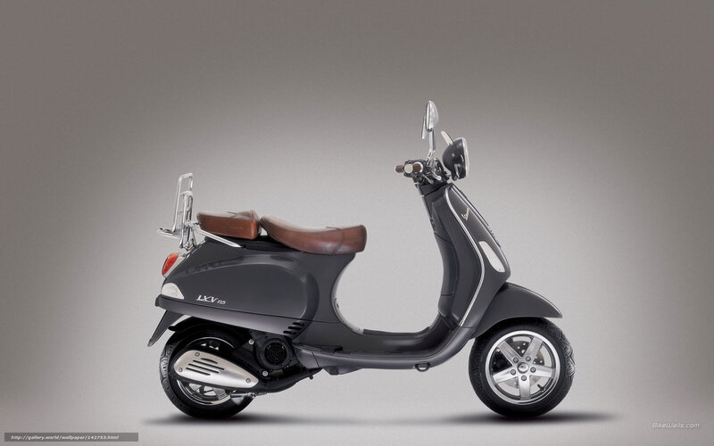 Dark gray Vespa LXV 150