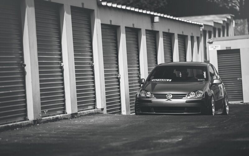 Dark Gray Volkswagen Golf