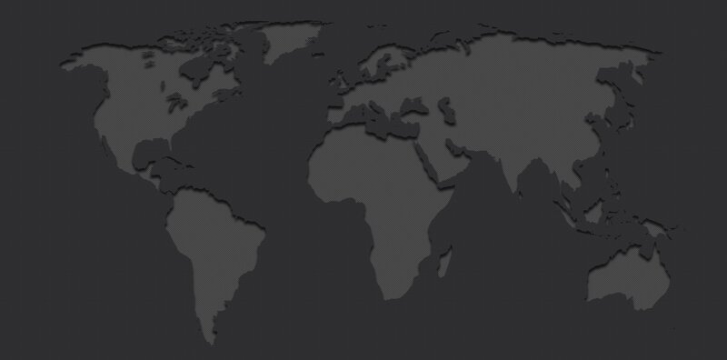 dark gray world map