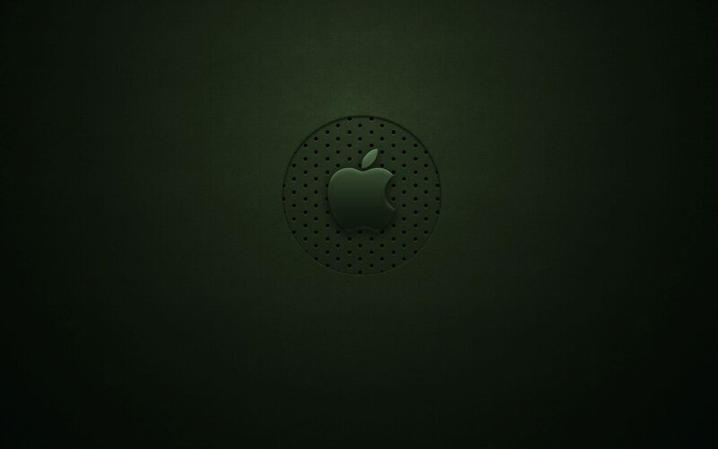 dark green apple logo