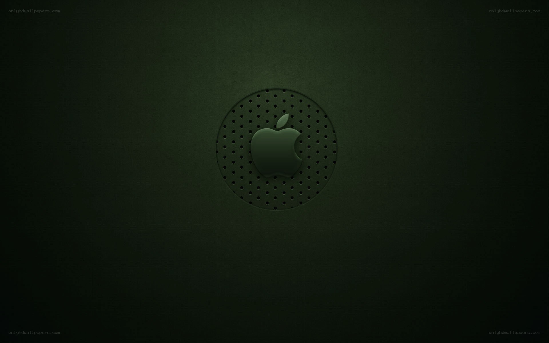 dark green apple logo