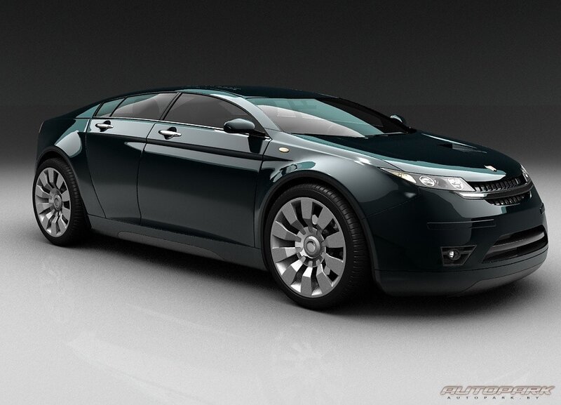 Dark Green Concept Car — Neutral