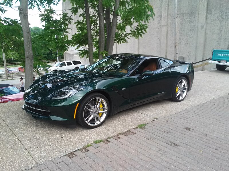 Dark Green Corvette — Calm, Afternoon
