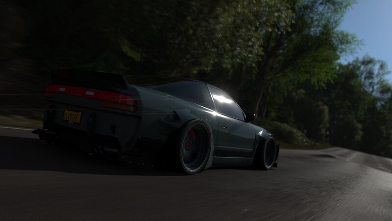 Dark Green Drift Car