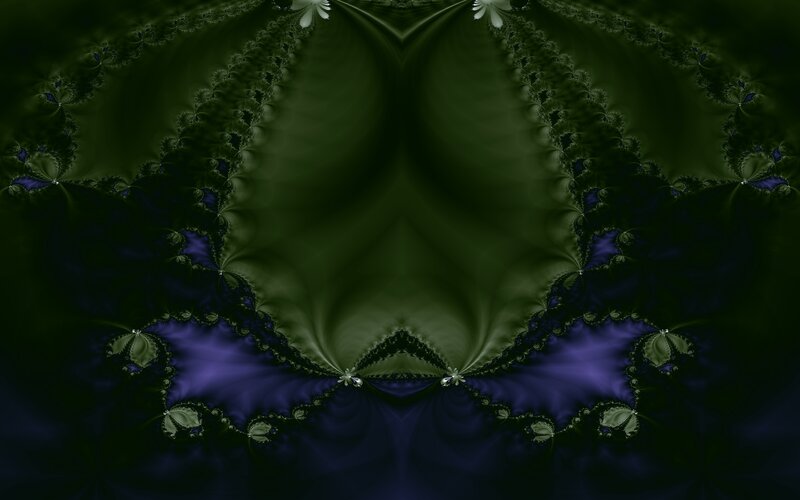 dark green fractal pattern
