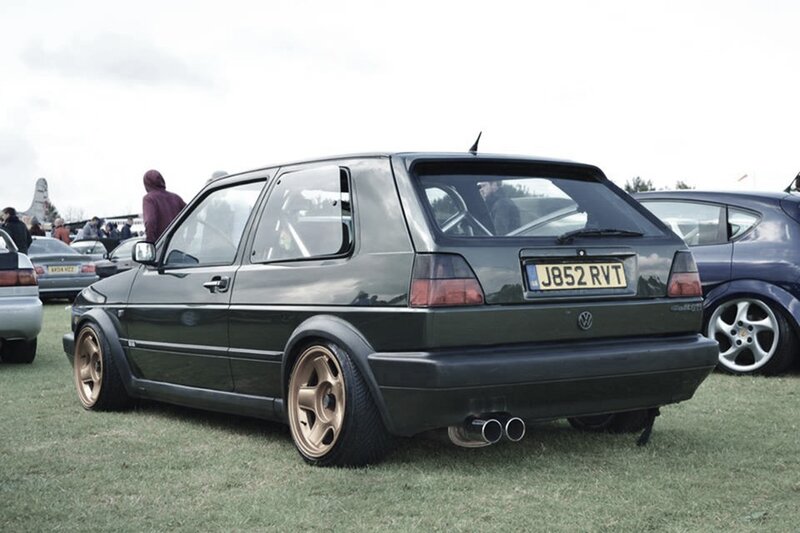 Dark Green Hatchback Car — Calm