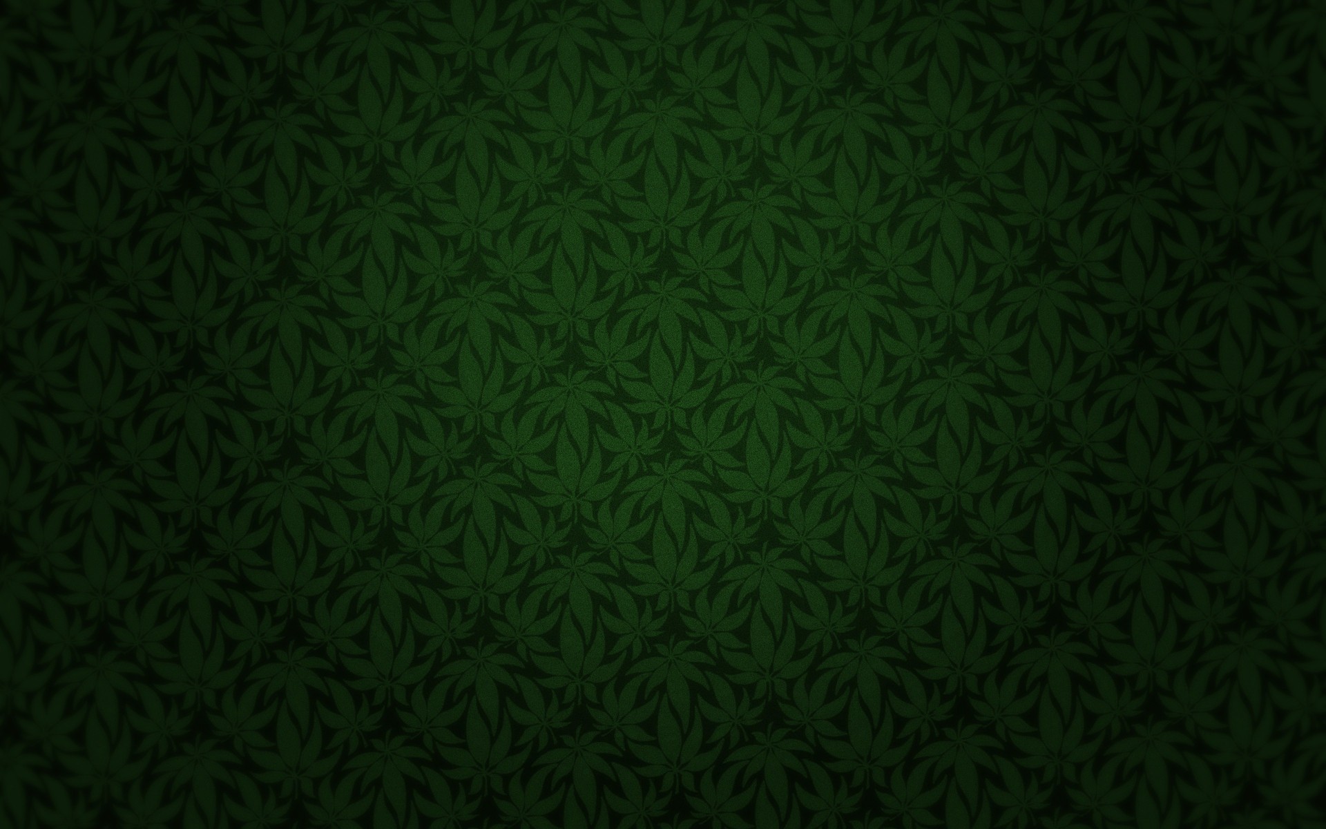 dark green leaf pattern