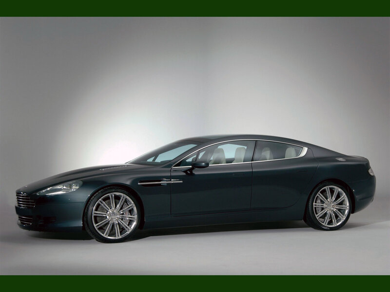 dark green luxury sedan