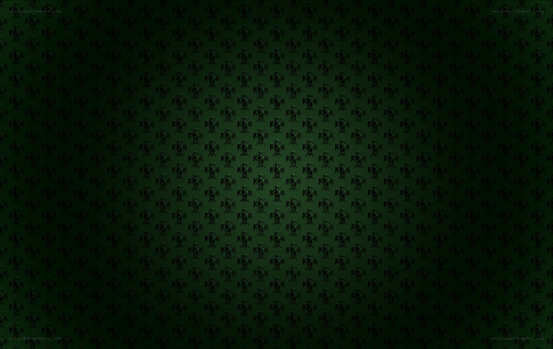 dark green patterned background