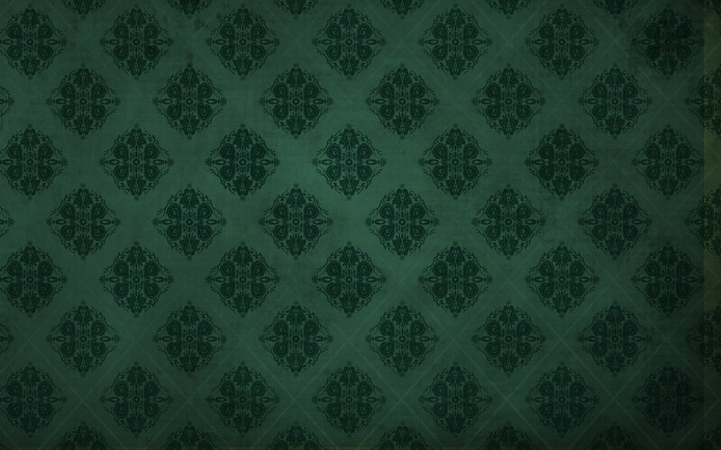 dark green patterned wallpaper