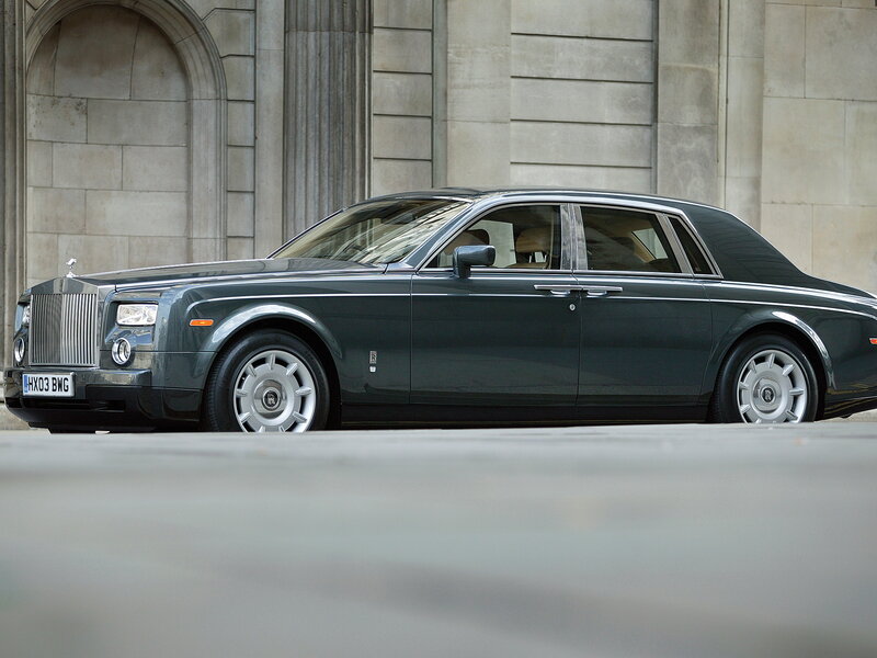 Dark Green Rolls-Royce