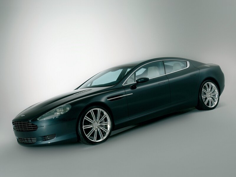 Dark Green Sports Car — Gray