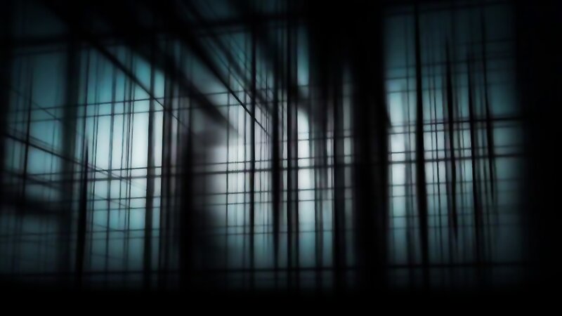 Dark Grid Pattern — Black, Abstract