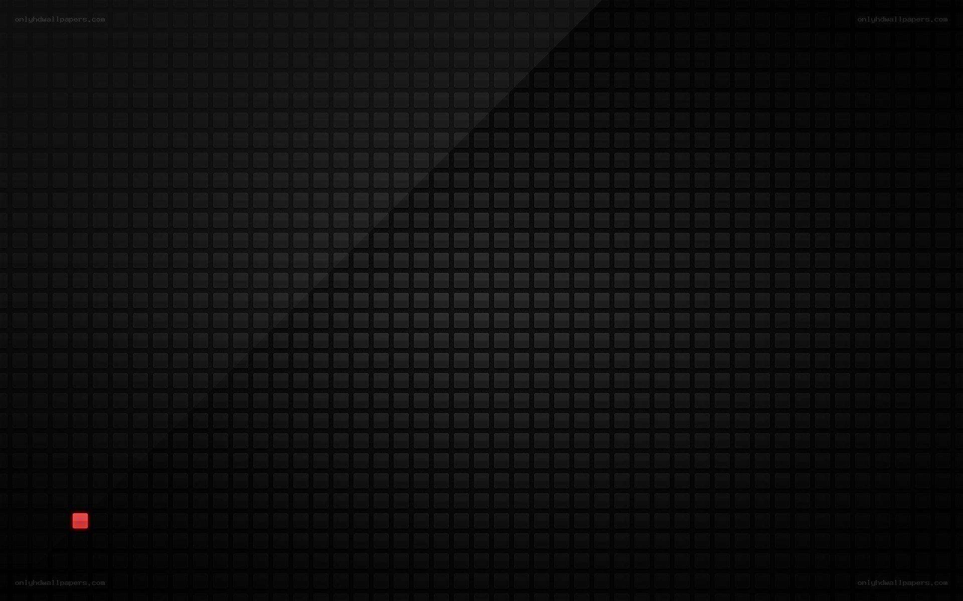 dark grid pattern with red dot