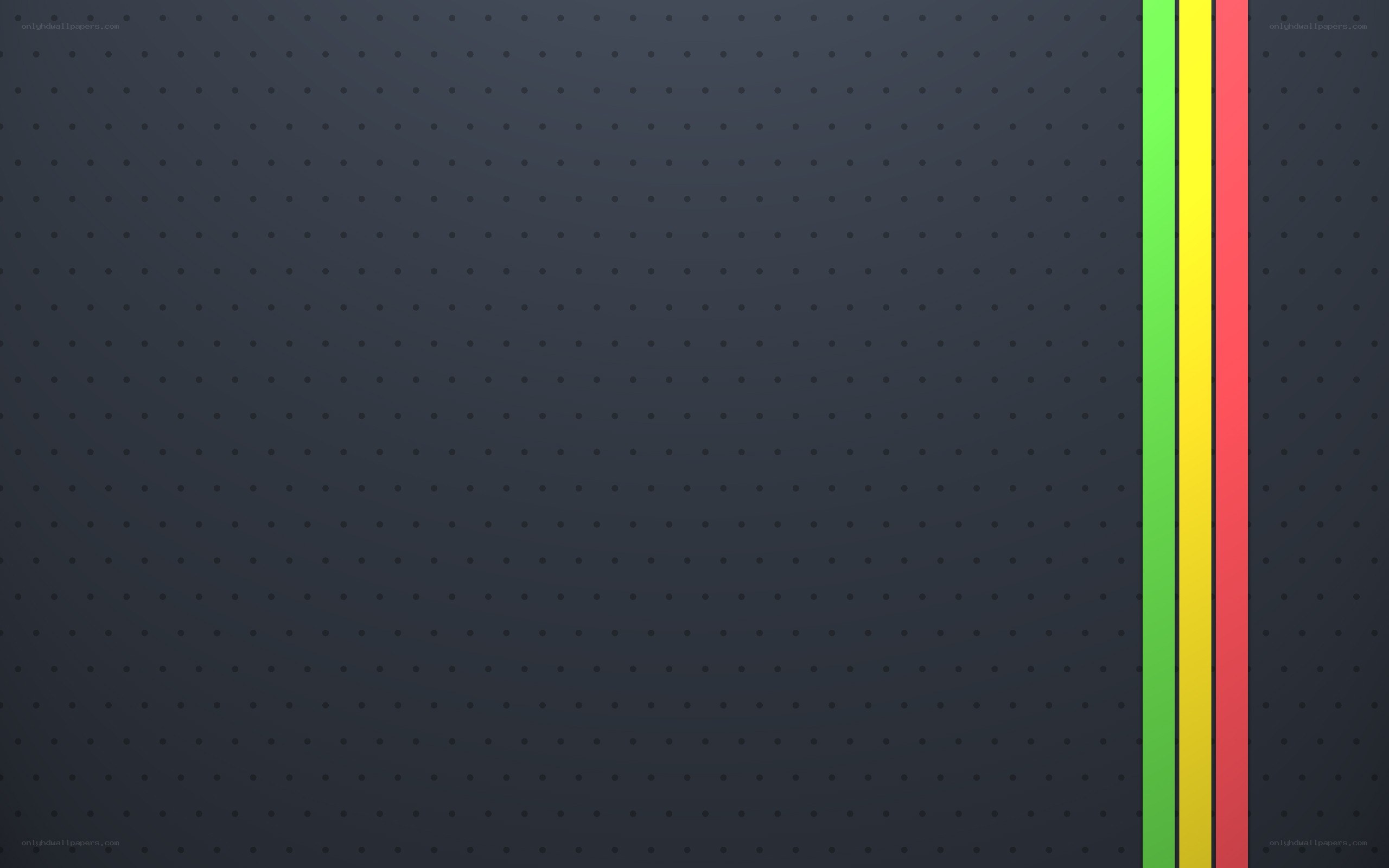 dark grid with colored stripes