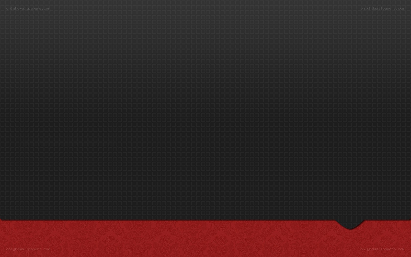dark grid with red border