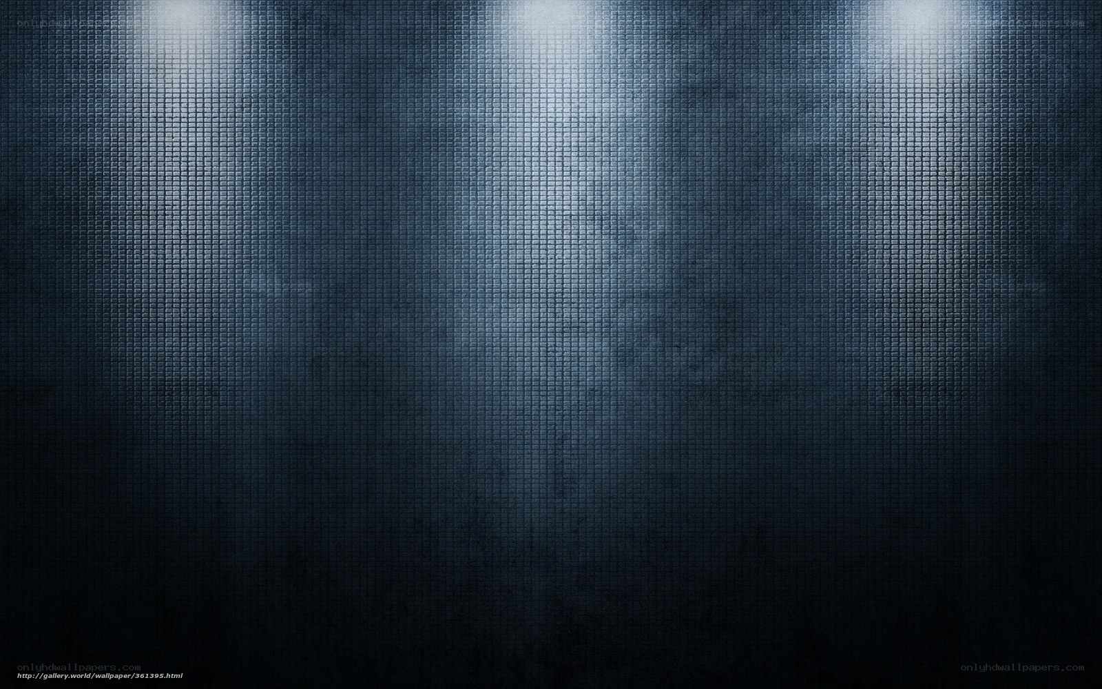 dark grid with spotlights
