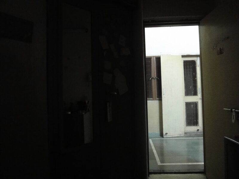 Dark Hallway View