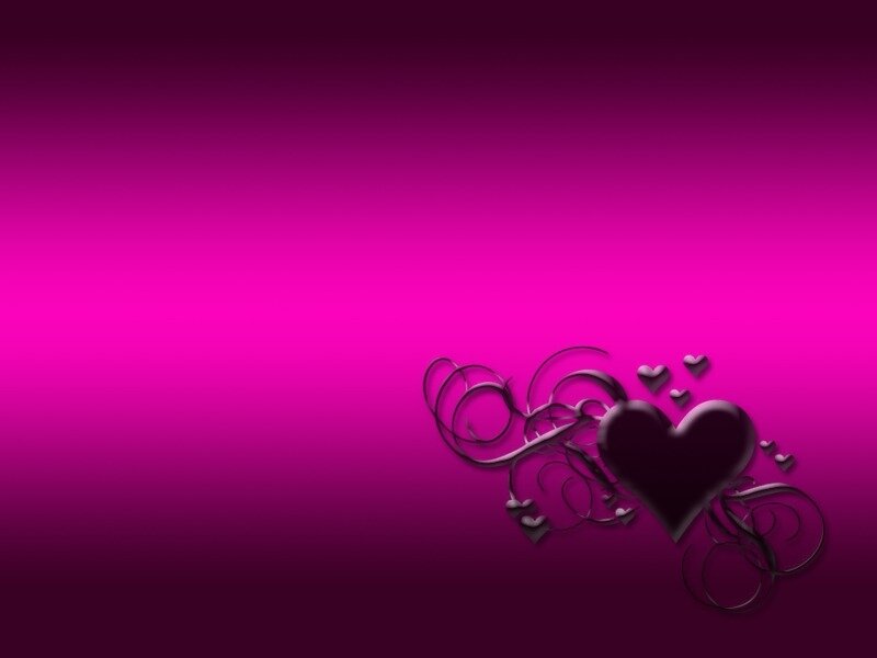 Dark Heart with Swirls