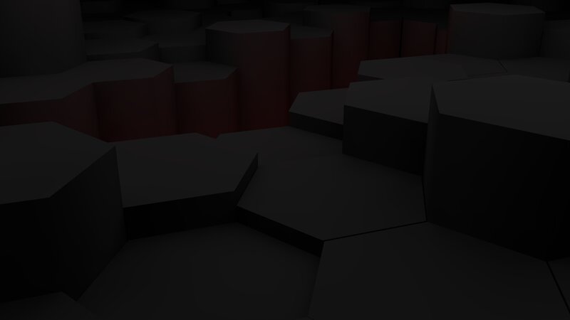 Dark Hexagonal Blocks