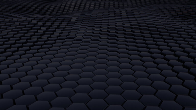 dark hexagonal pattern