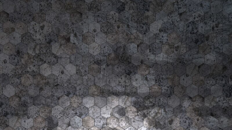 dark hexagonal tile pattern