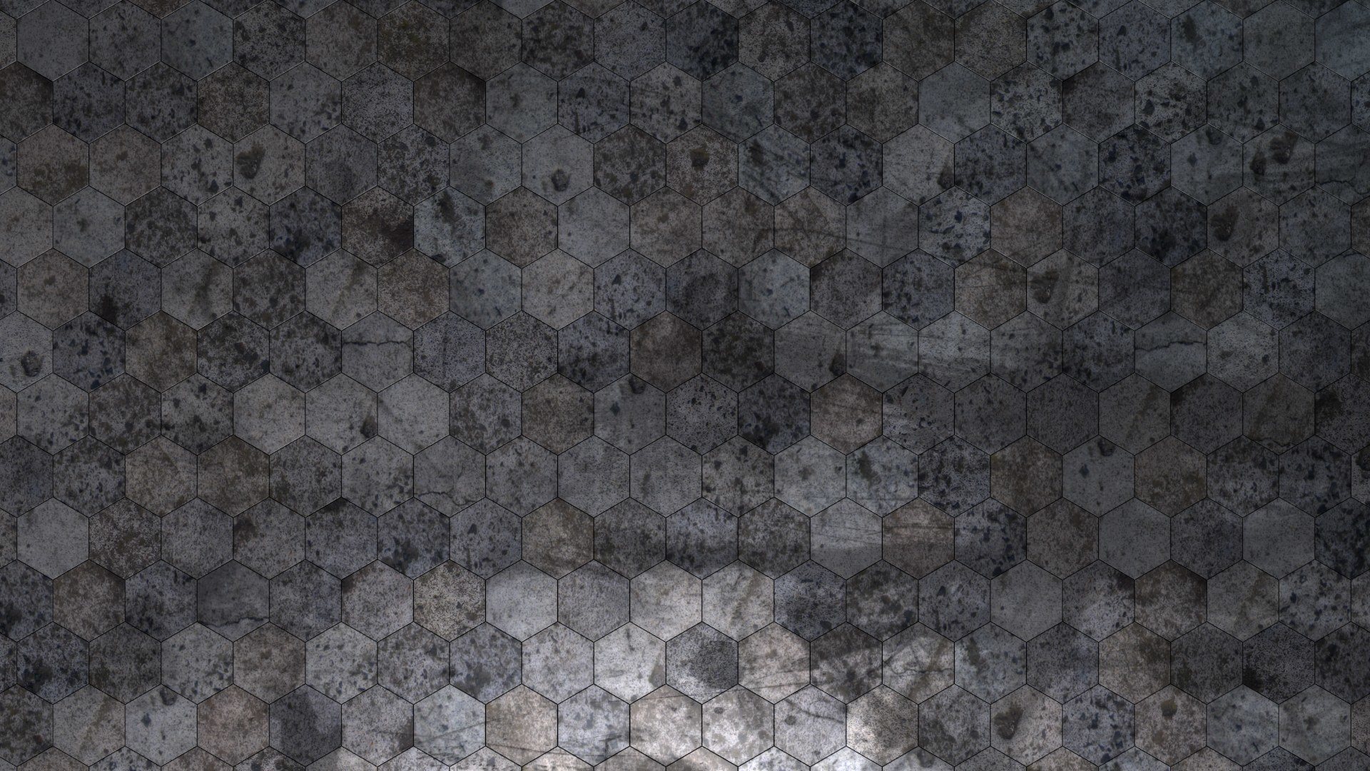 dark hexagonal tile pattern
