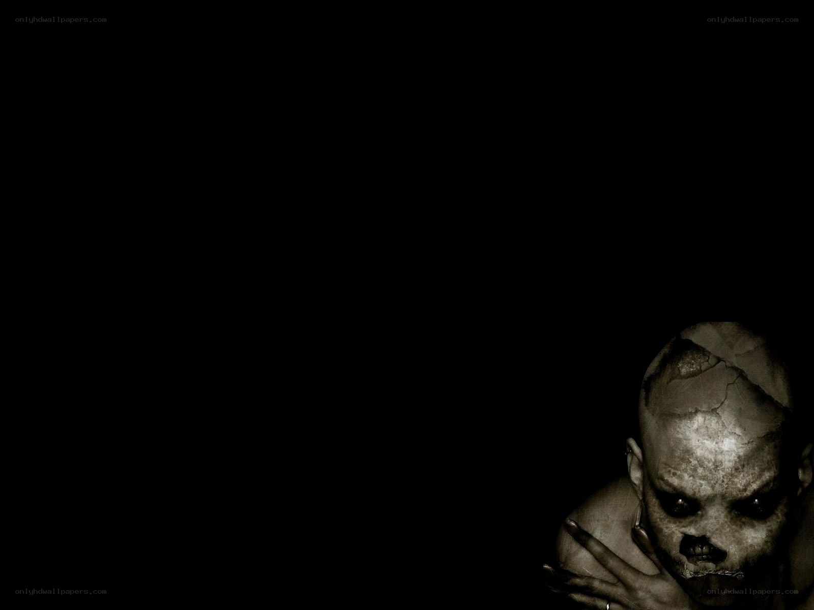 dark horror figure in shadows