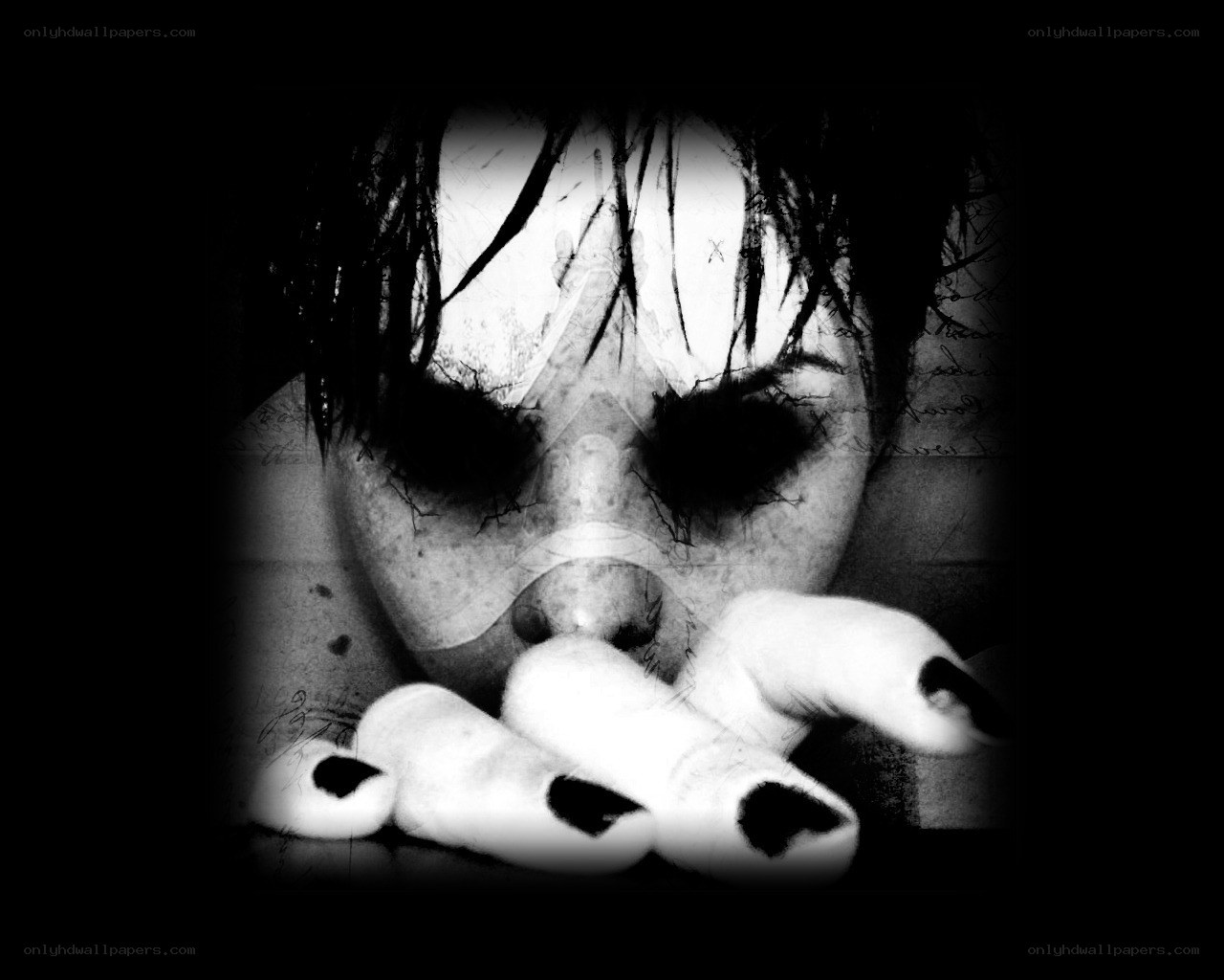 dark horror portrait