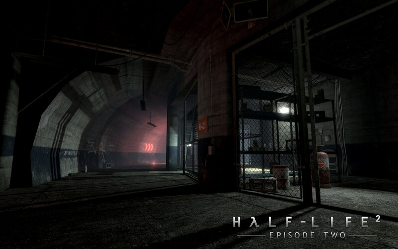 Dark Industrial Corridor — Gray