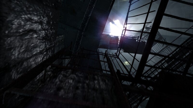 Dark Industrial Shaft — Black