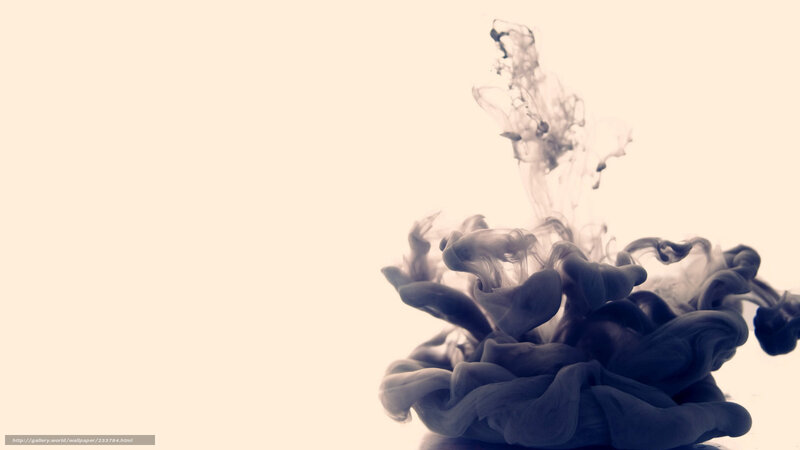Dark Ink in Water — Black, Dramatic, Abstract