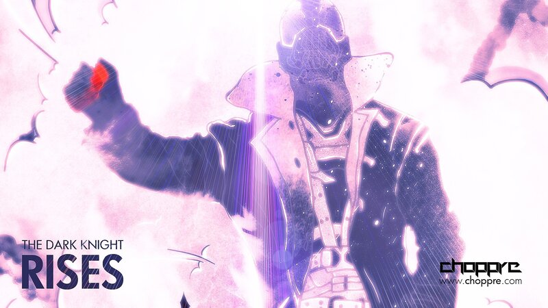 Dark Knight Character — Purple, Dramatic
