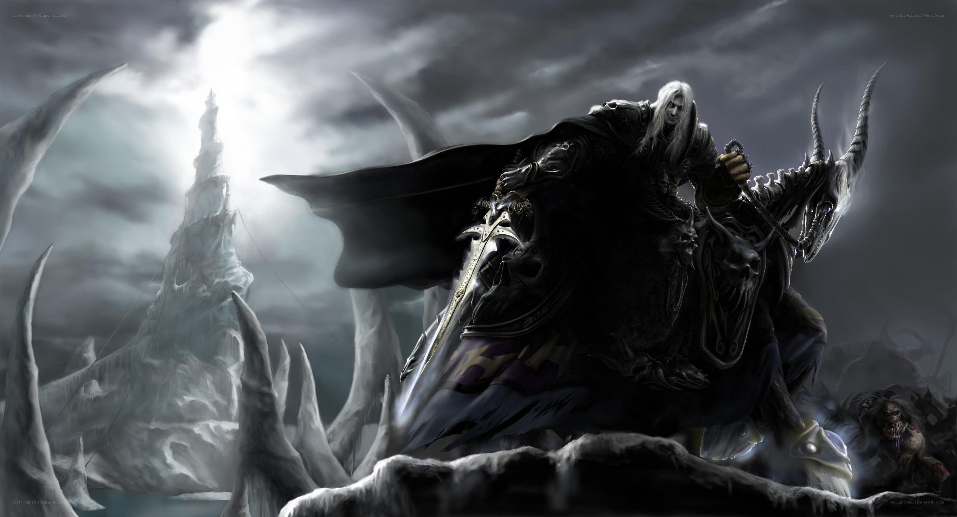 dark knight on a demonic steed
