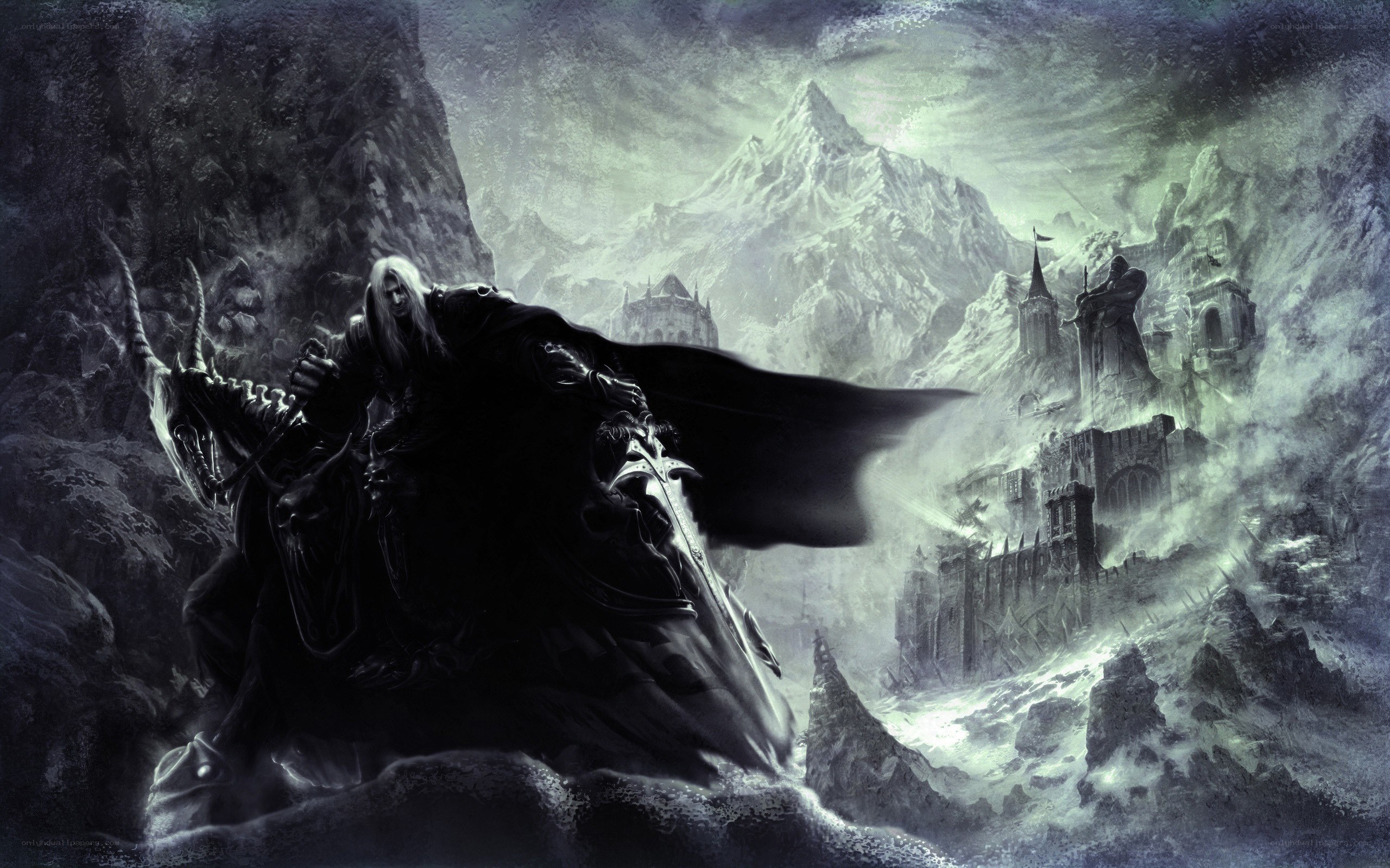 dark knight on a mountain