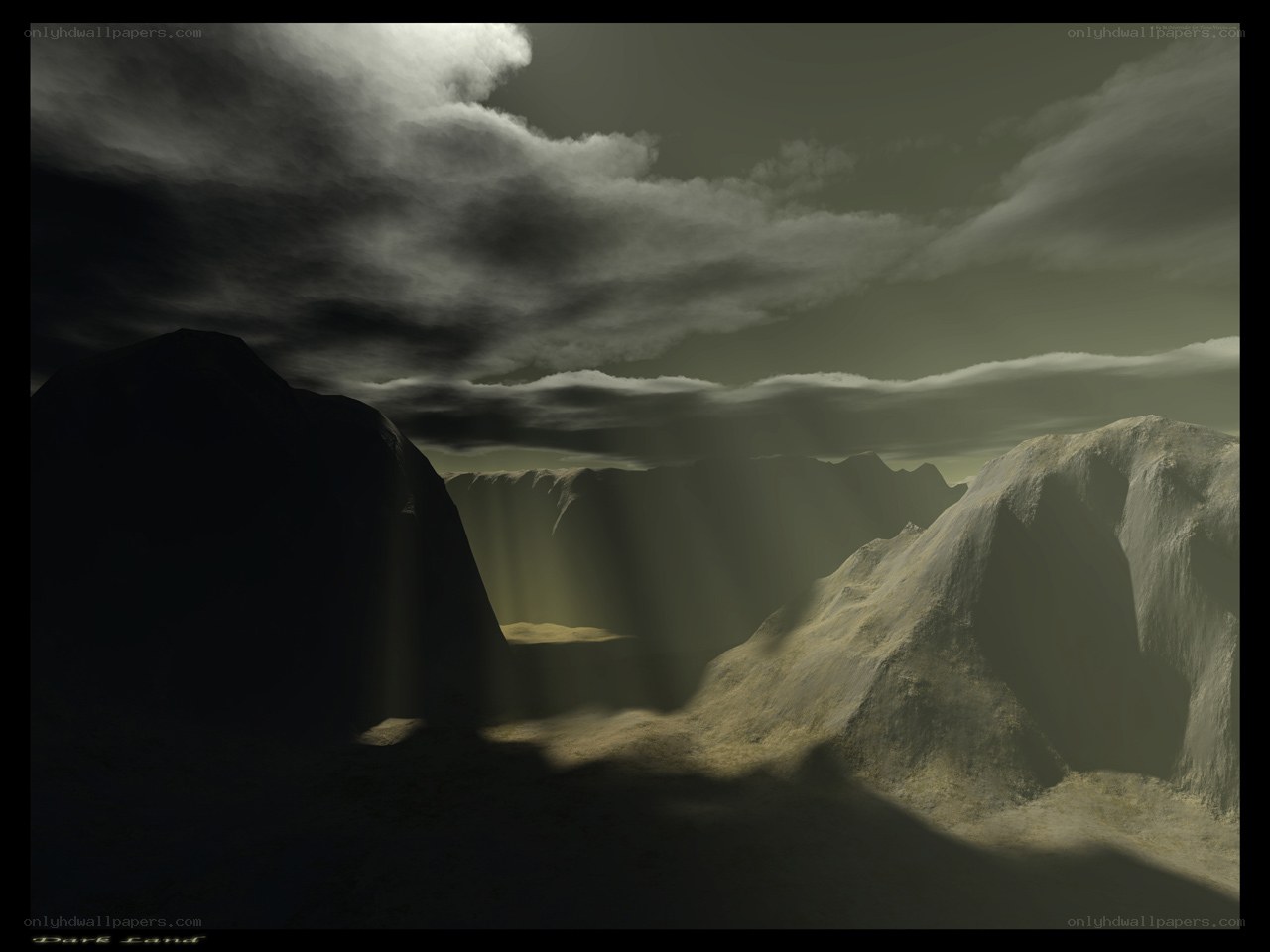 Dark Land Landscape