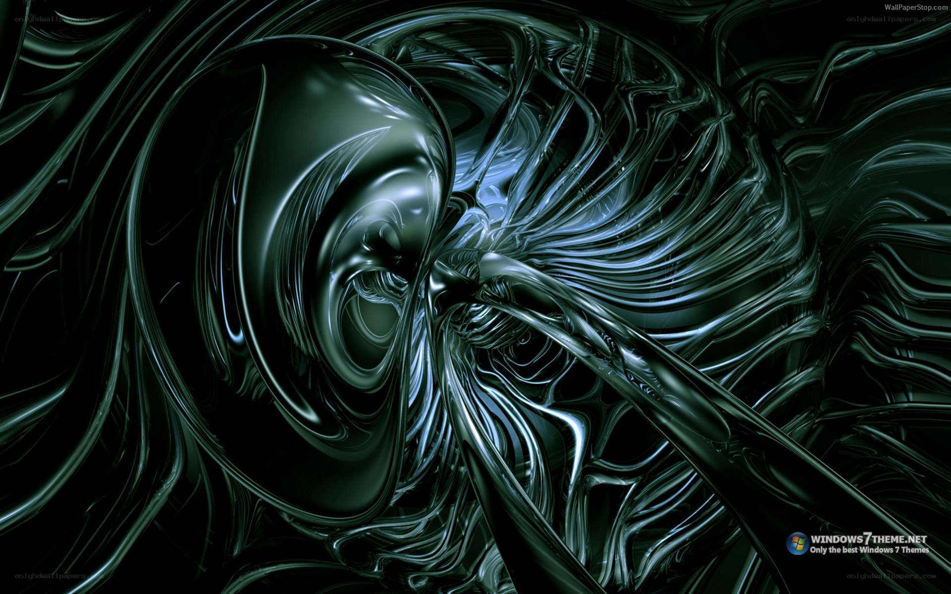 dark liquid swirl abstract