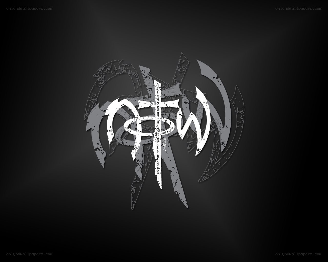 dark logo with cross and wings
