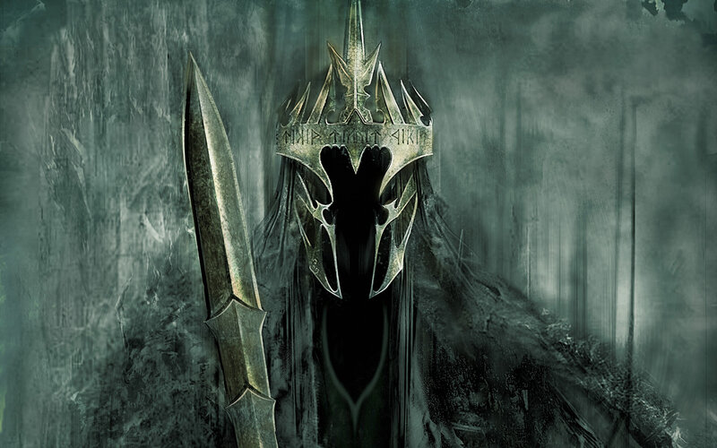 dark lord with spear