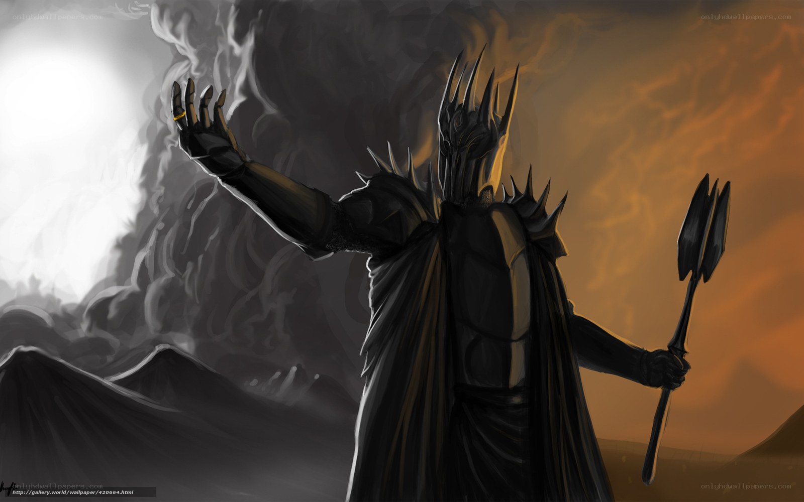 Dark Lord with Staff