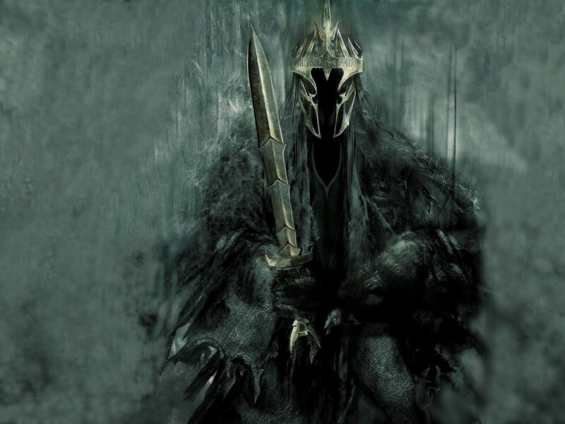 dark lord with sword