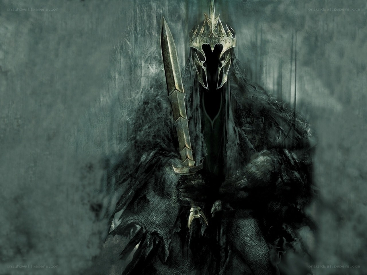 dark lord with sword