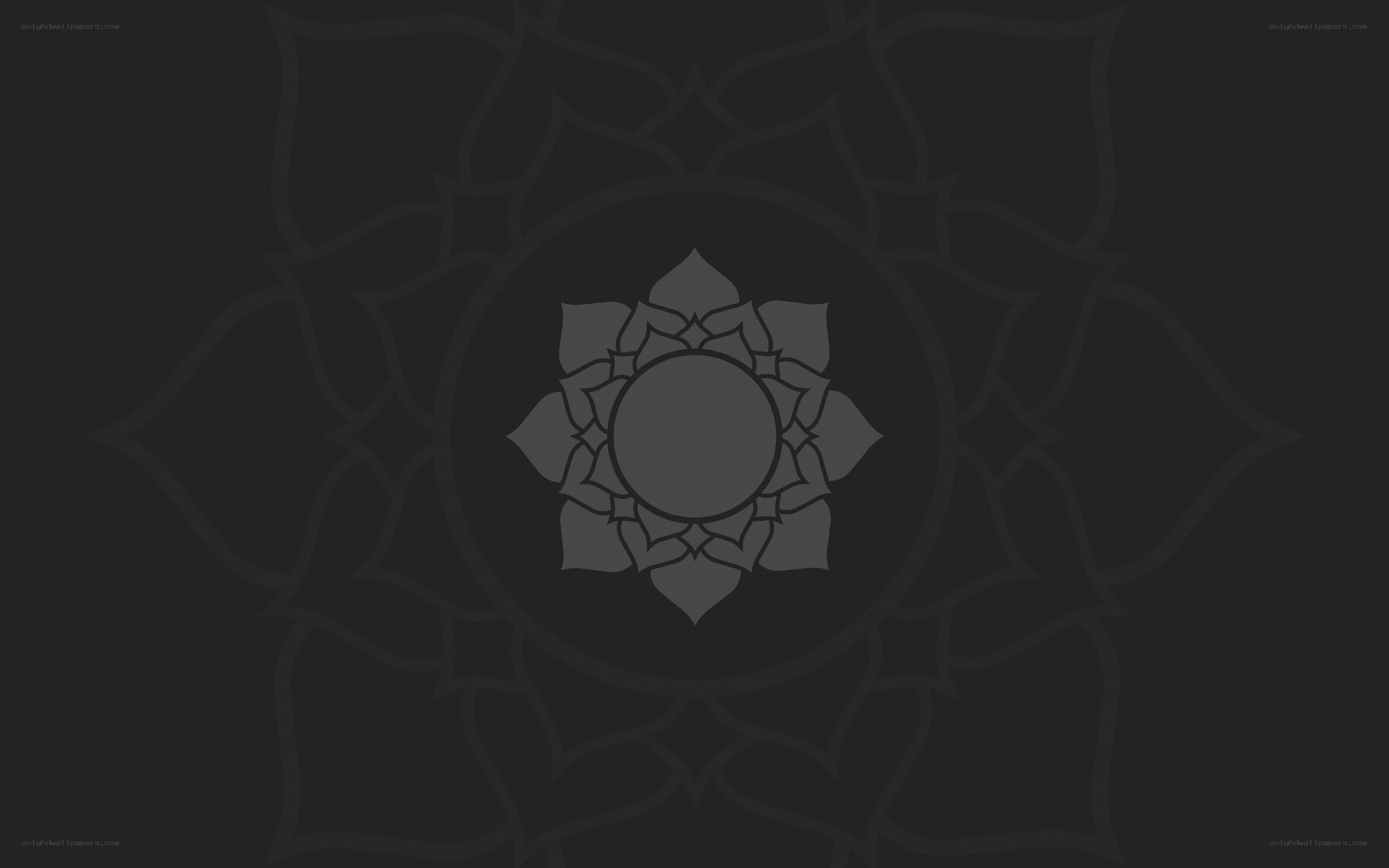 dark lotus mandala design