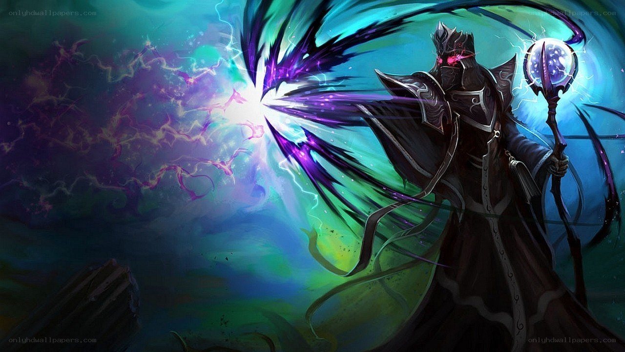 dark mage casting spell