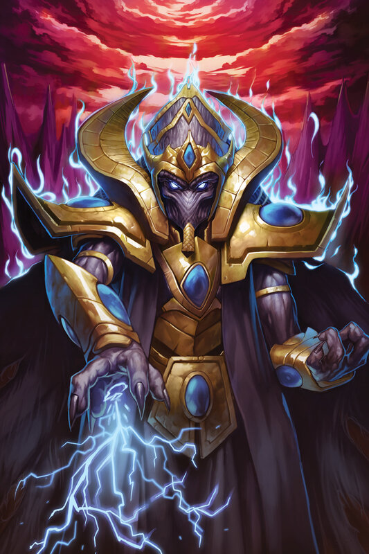 Dark Mage with Lightning