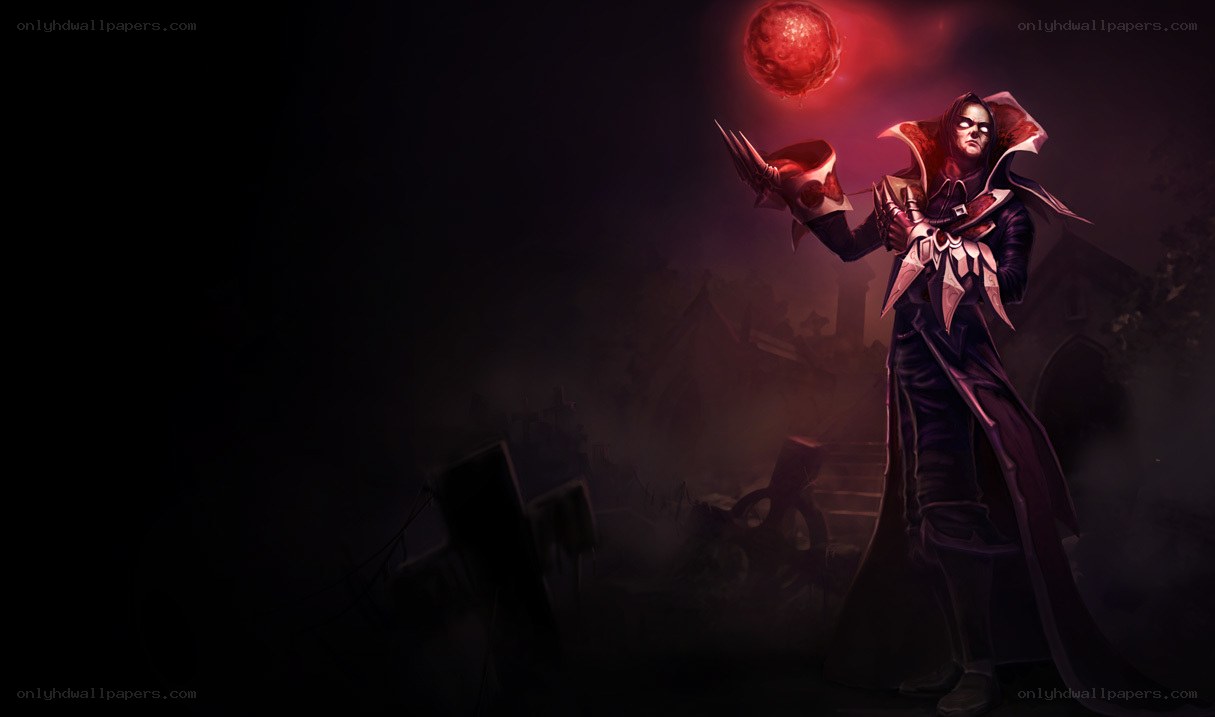 dark mage with red orb