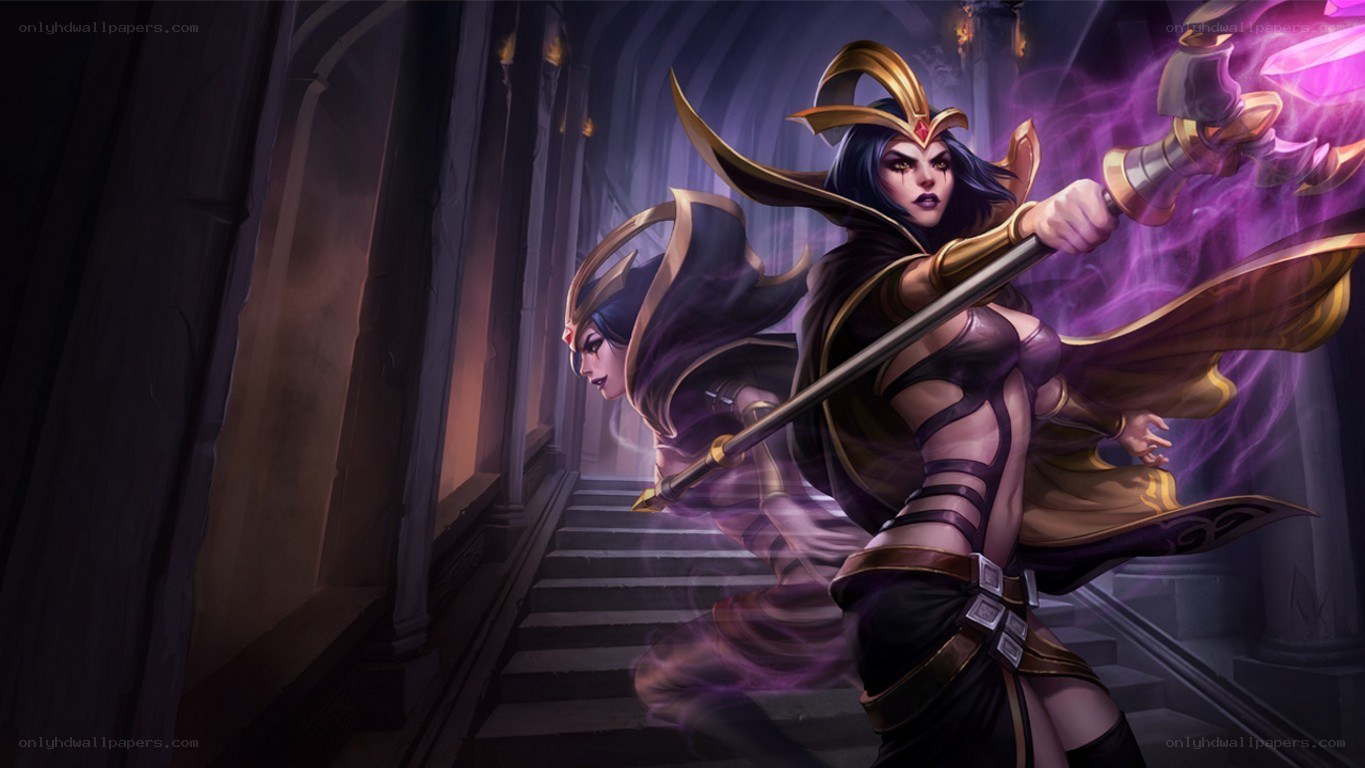 dark mage with staff